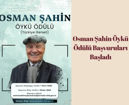 Osman Şahin Öykü Ödülü Başvuruları Başladı