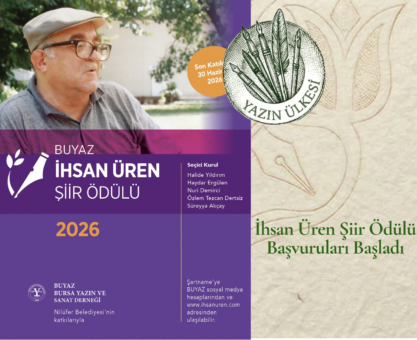 İhsan Üren Şiir Ödülü Başvuruları Başladı