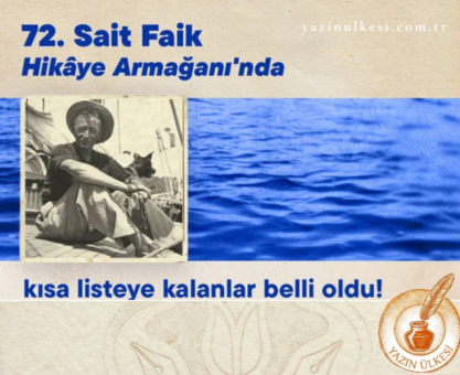 72. Sait Faik Hikâye Armağanı Kısa Listesi Belli Oldu