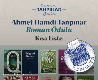 Ahmet Hamdi Tanpınar Roman Ödülü Kısa Listesi Belli Oldu