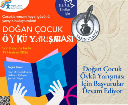 Doğan Çocuk Öykü Yarışması İçin Başvurular Devam Ediyor