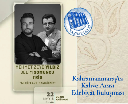 Kahramanmaraş’ta Kahve Arası Edebiyat Buluşması