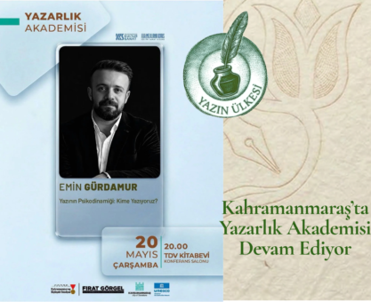 Kahramanmaraş’ta Yazarlık Akademisi Devam Ediyor
