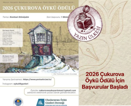 2026 Çukurova Öykü Ödülü İçin Başvurular Başladı