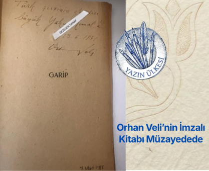Orhan Veli’nin İmzalı Kitabı Müzayedede