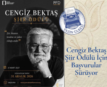 Cengiz Bektaş Şiir Ödülü İçin Başvurular Sürüyor