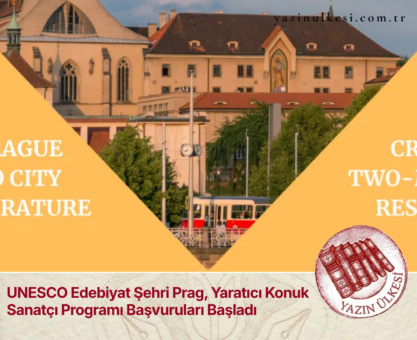 UNESCO Edebiyat Şehri Prag, Yaratıcı Konuk Sanatçı Programı Başvuruları Başladı